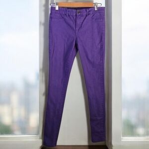 Calvin KLEIN jeans Womens Size 4 27 Purple Legging Pants